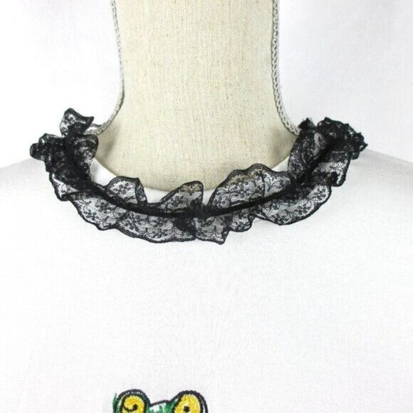 Colin Locascio Tannie Novelty T-Shirt Feminine Size L $110 - Picture 6 of 13